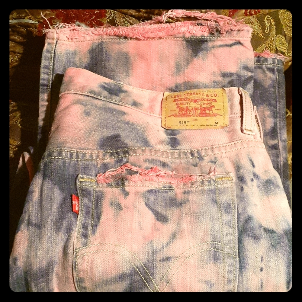 Levis Nouveau BOOT CUT 14 Mis L-M Tye Dye Jeans